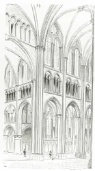 Interior of Cluny Cathedral